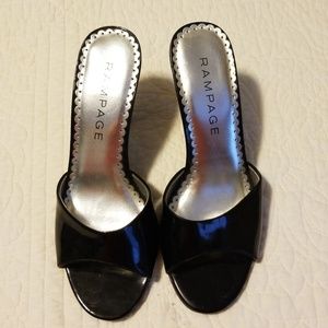 Rampage black heels